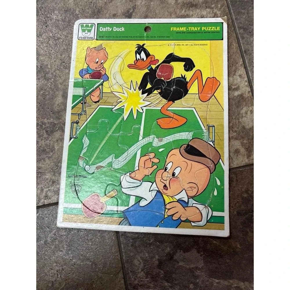 Looney Toons Daffey Duck Frame Tray Puzzle